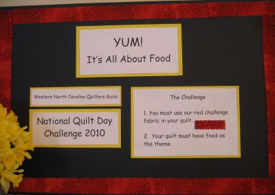 National Quilt Day sign